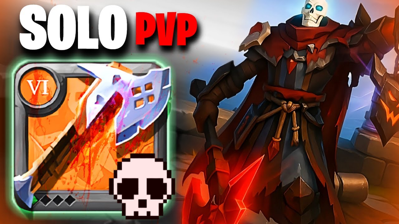 SOLO Battleaxe Killing Gankers in the Open World | Albion Online