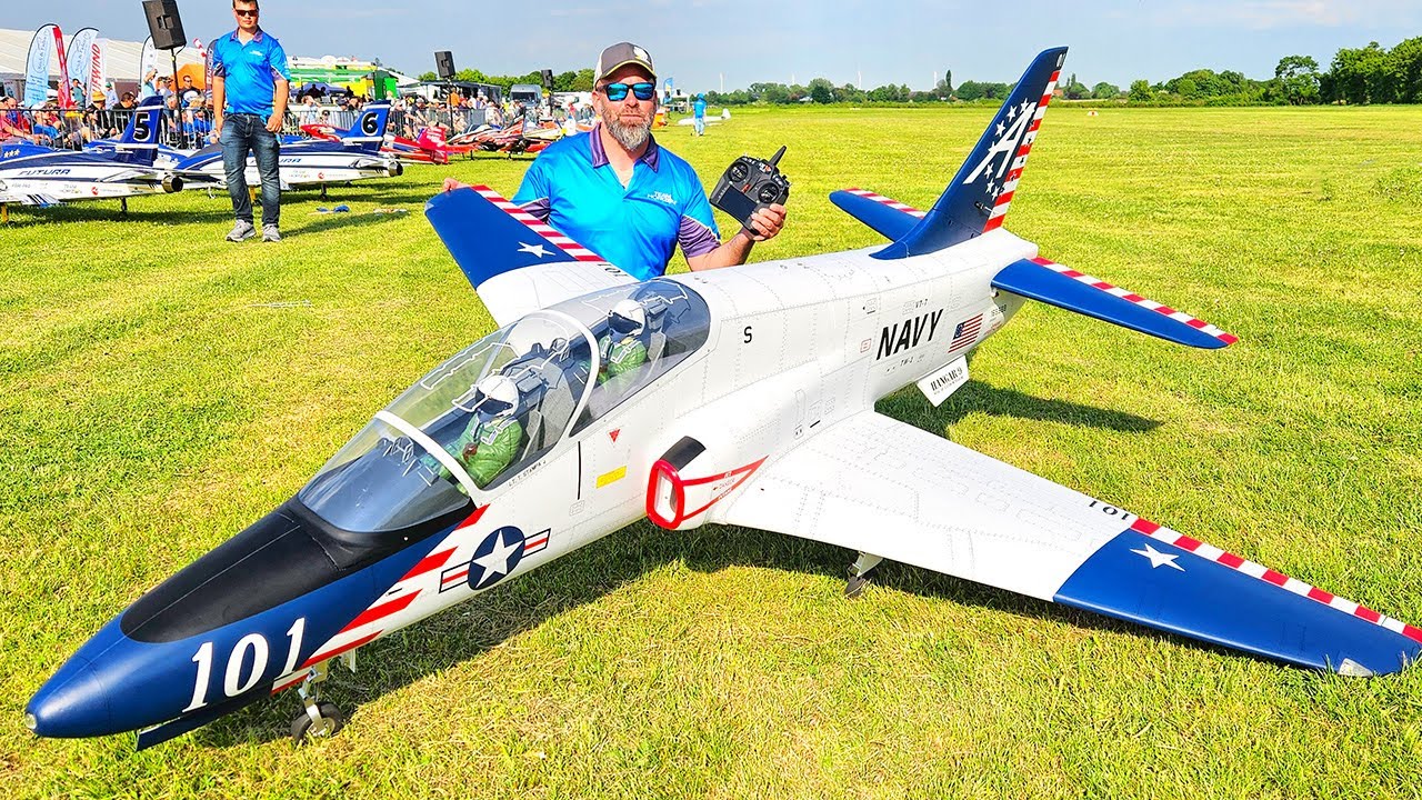 NEW BAE HAWK ARF RC TURBINE JET BY HANGAR 9 - MAIDEN FLIGHT AT PROWING 2025