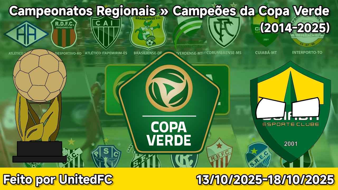 Campeões da Copa Verde » 2014-2025 