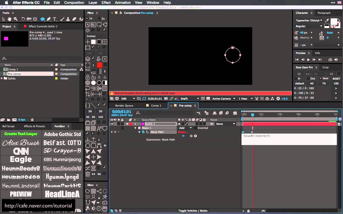 looping is Mask Path