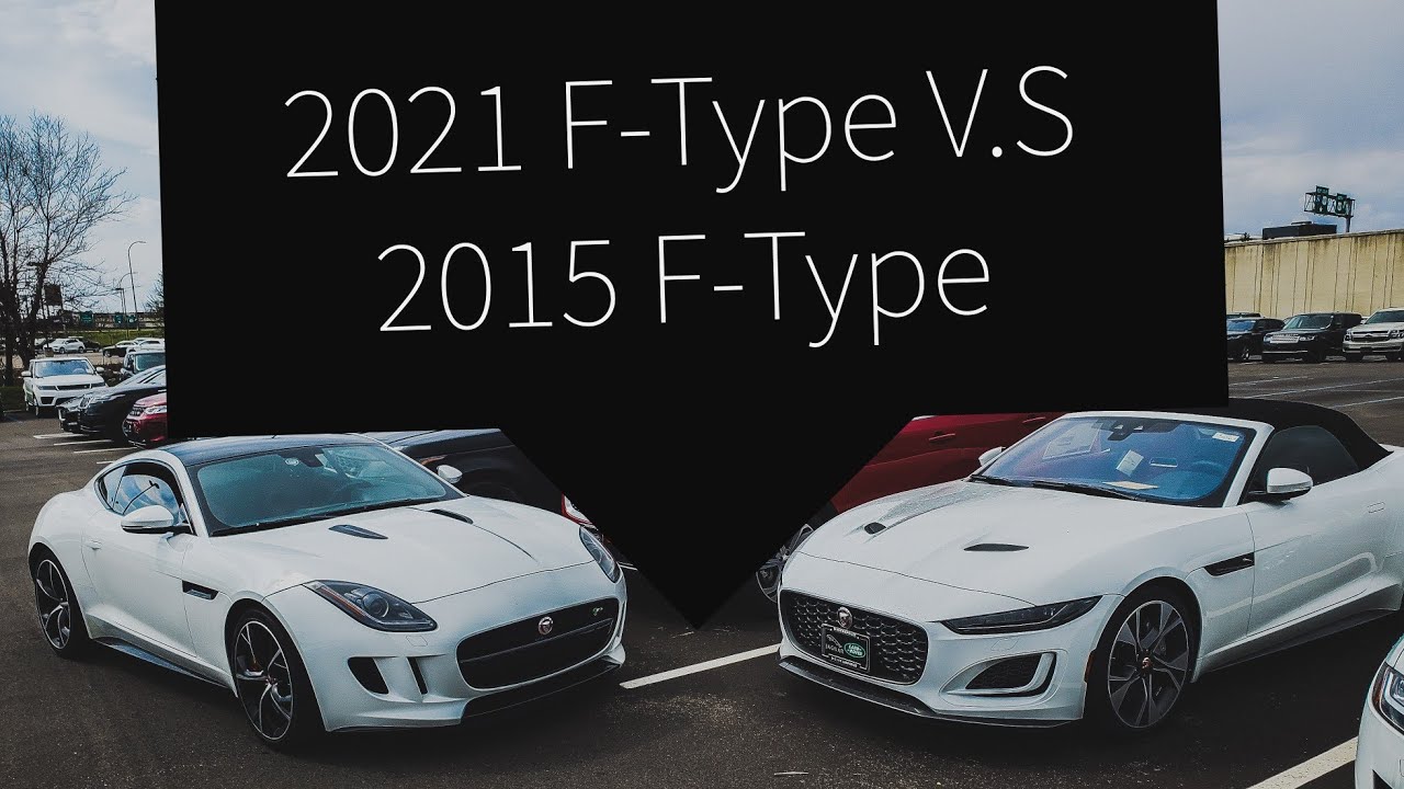 Jaguar F-type: сравнение нового и старого внешнего вида