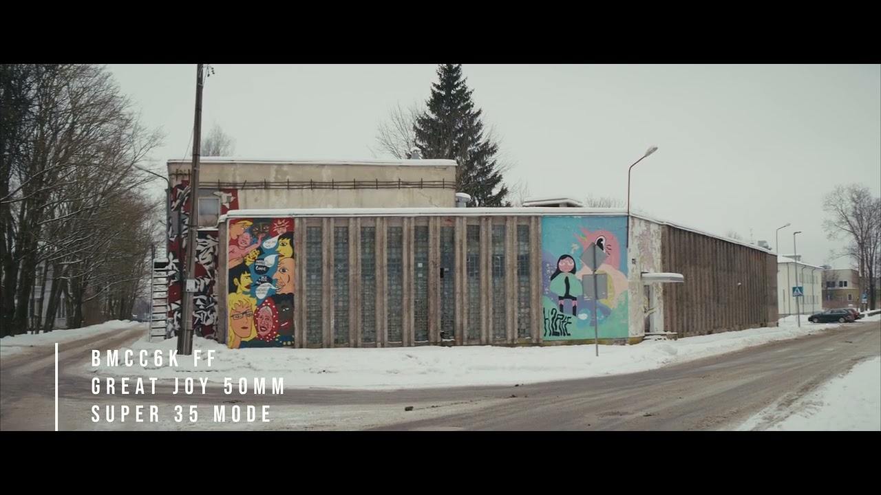 BMCC6K FF +Great  Joy 50mm 1.8x anamorphic Super 35 mode