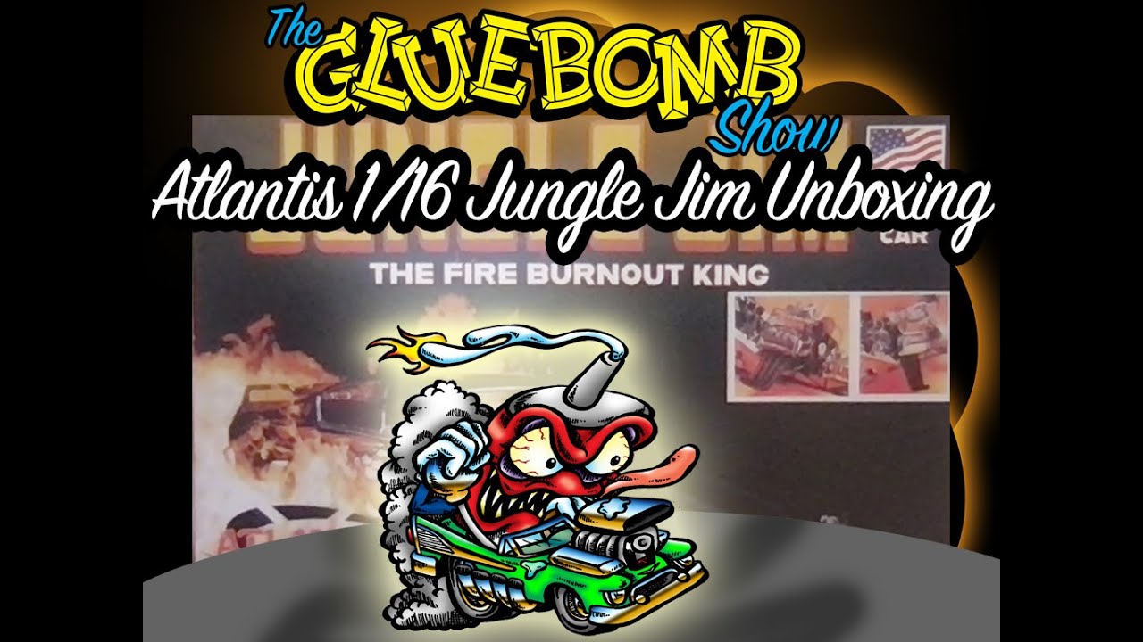 The Glue Bomb Show Episode 171: Atlantis 1/16 Jungle Jim Funny Car Unboxing