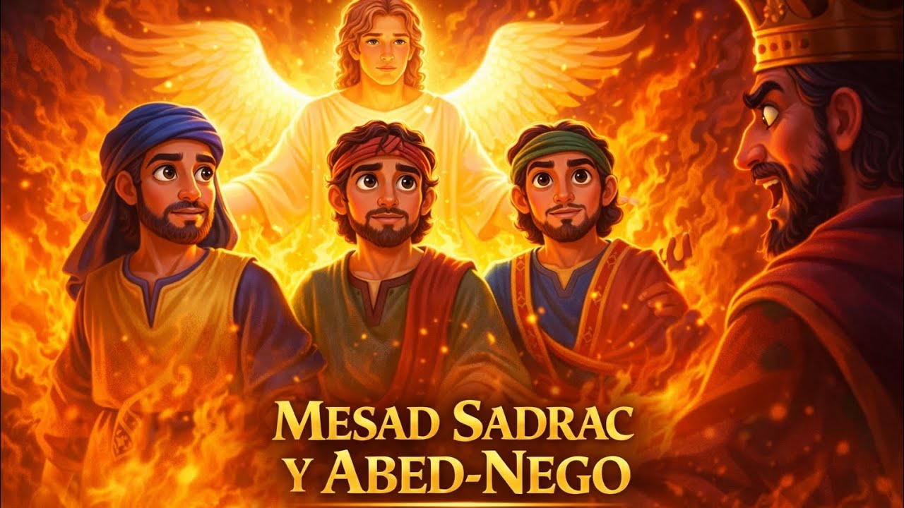 La historia de mesad sadrac y abed-nego | AI | RELATOS BÍBLICOS 
