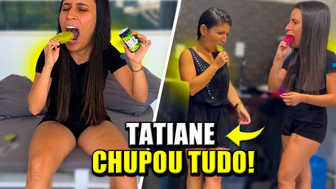 BRENDA TROLA TATIANE COM PICOLÉ DE SABONETE