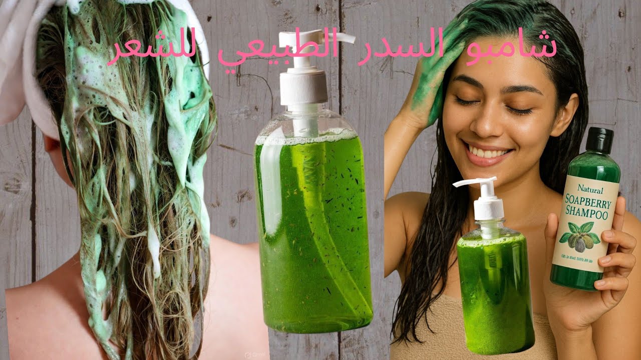 ابسط طريقه لعمل شامبو السدر فى البيت و التكلفه 1جنيه‼️شامبو السدر لعلاج القشرة والتساقط‼️بيطول الشعر