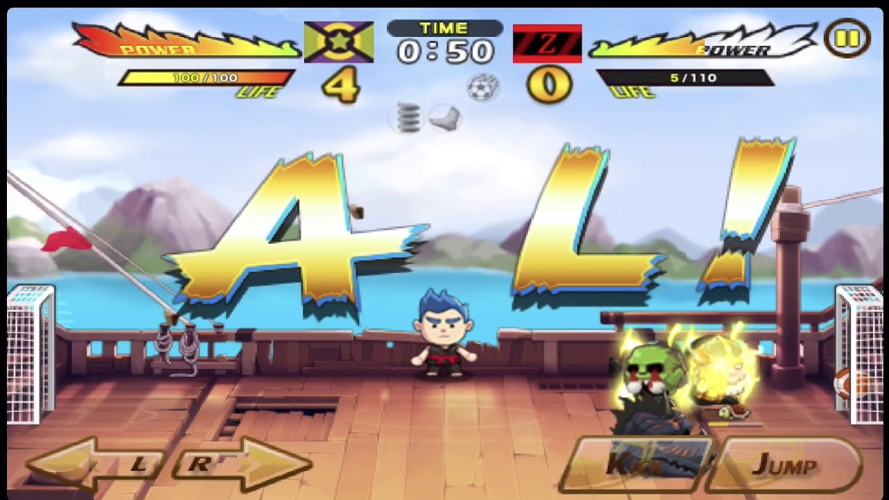 Head Soccer Fight Mode Gameplay with Henos