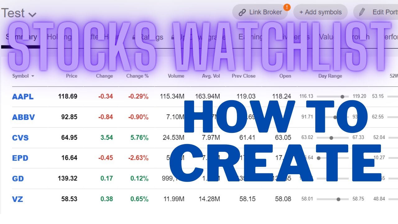 How to Create a Watchlist for Stocks on SeekingAlpha | Site or App