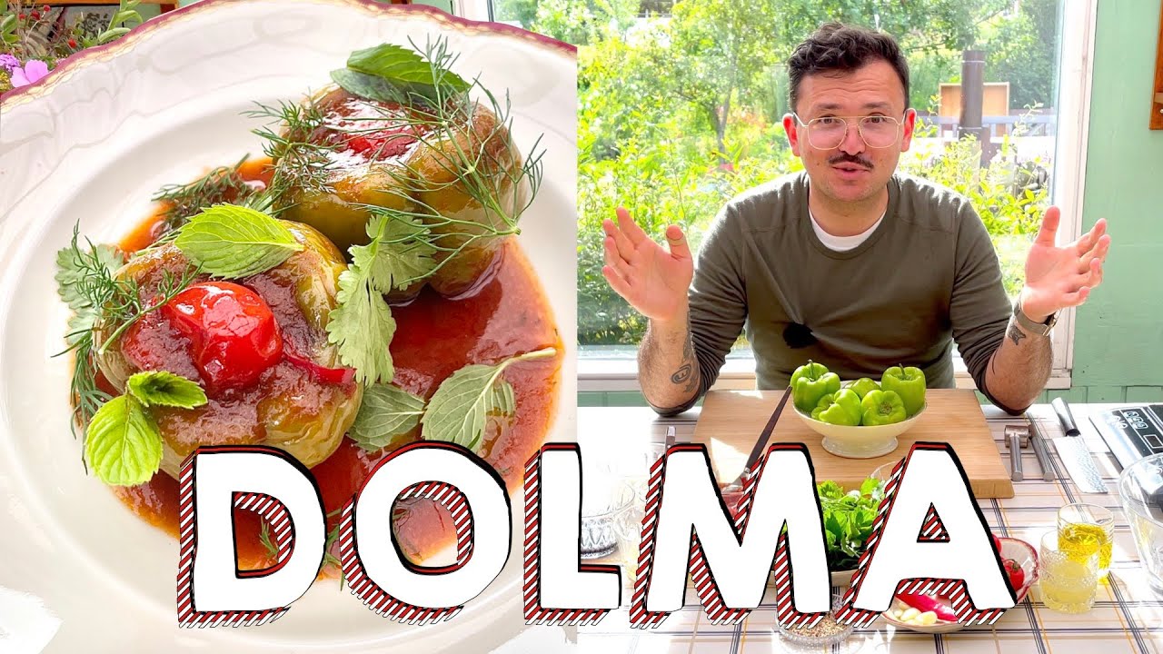 DOLMA MED FLADBRØD OG YOGHURT