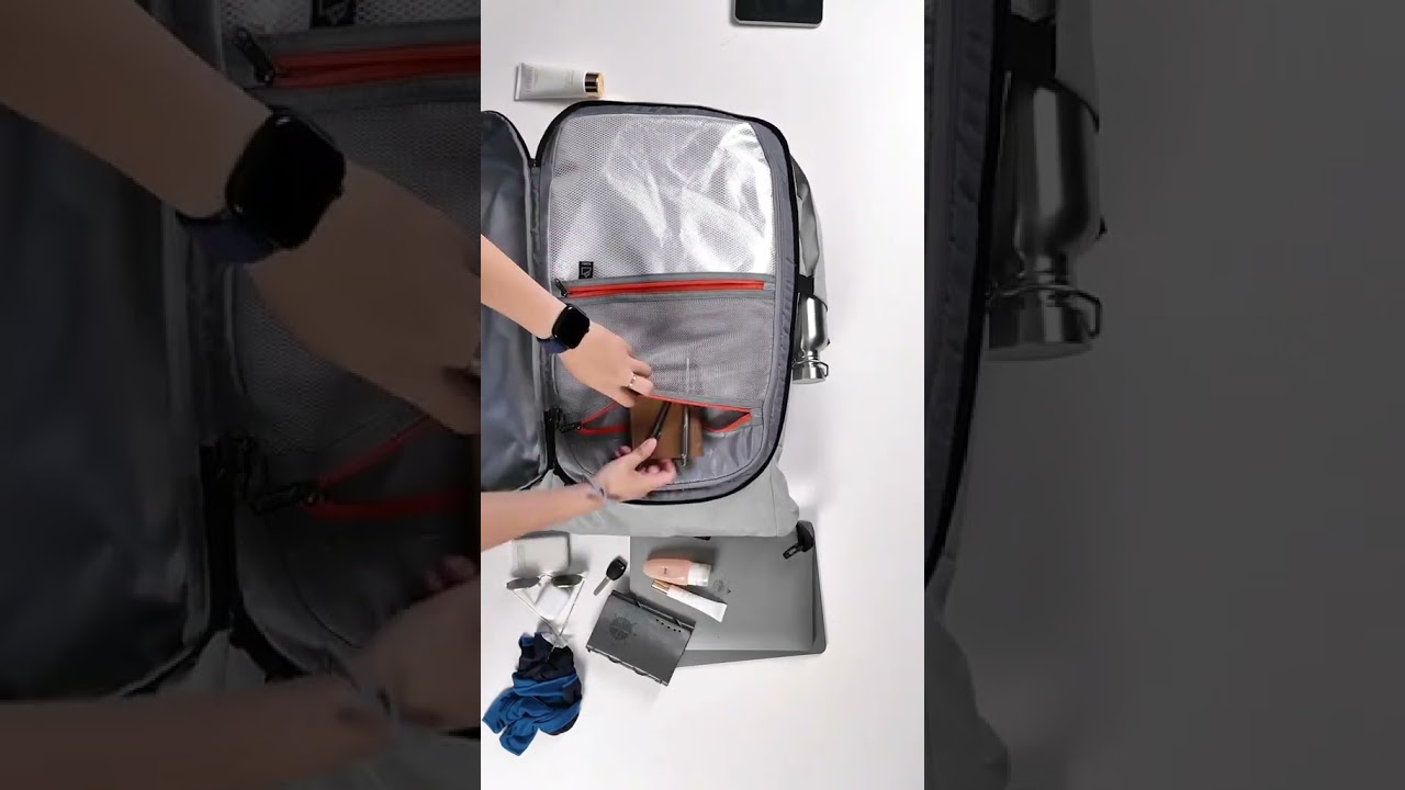 Expandable Carry-On Backpack | 40L &rarr; 55L | Perfect for 2&ndash;4 Day Trips ✈️#tolaccea #backpack