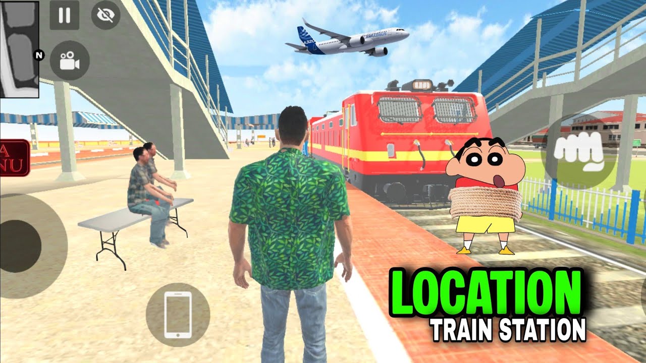 Indian Theft Auto Simulator Railway Station Location | Indian Theft Auto New Train Station Location 