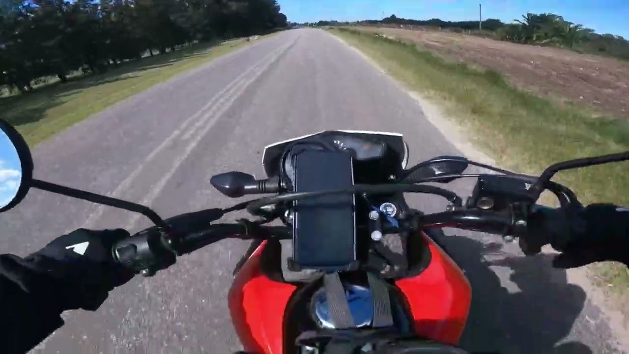 regreso de un viaje de 10 dias viajando en moto por uruguay