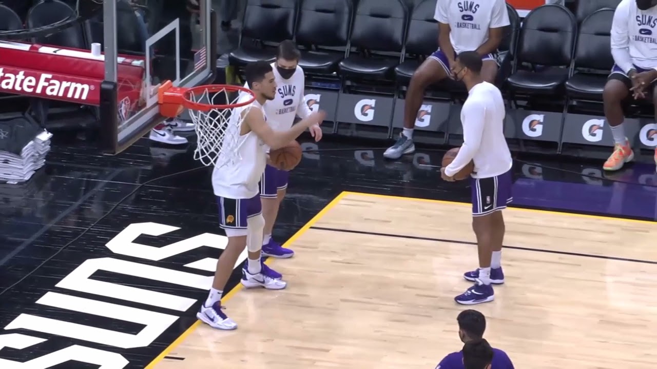 Devin Booker Pregame Warmup December 19, 2021