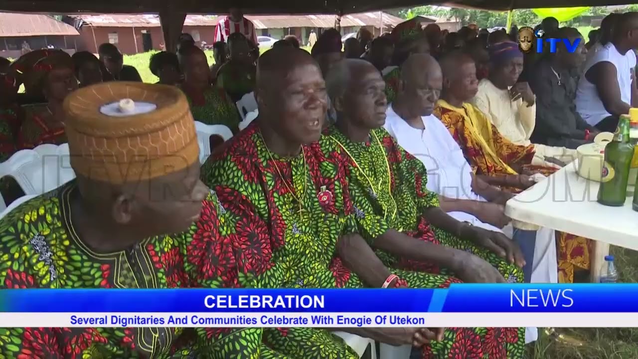 Several Dignitaries And Communities Celebrate With Enogie Of Utekon