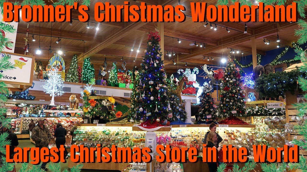 Bronner's A Christmas Wonderland in Frankenmuth Michigan