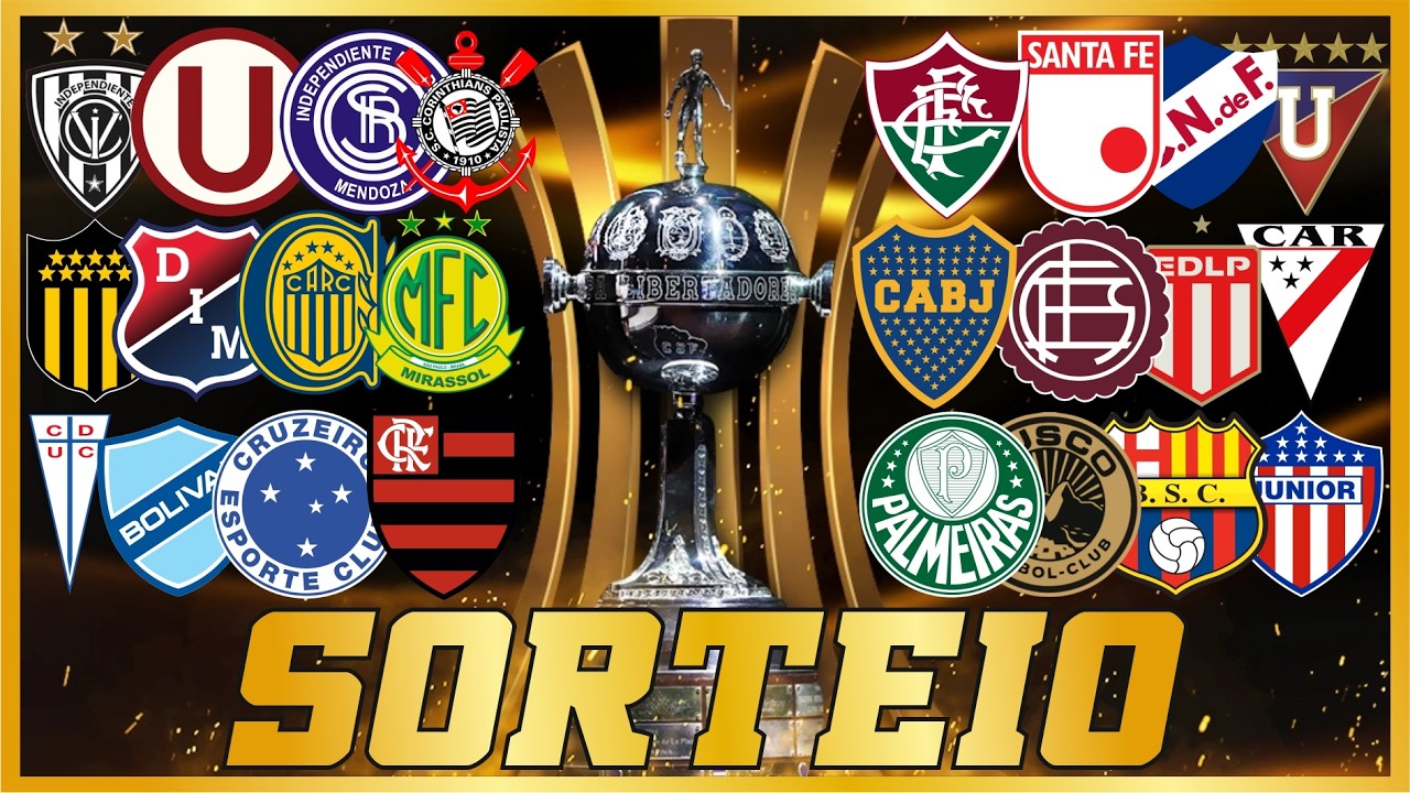 SORTEIO DOS GRUPOS DA LIBERTADORES 2026