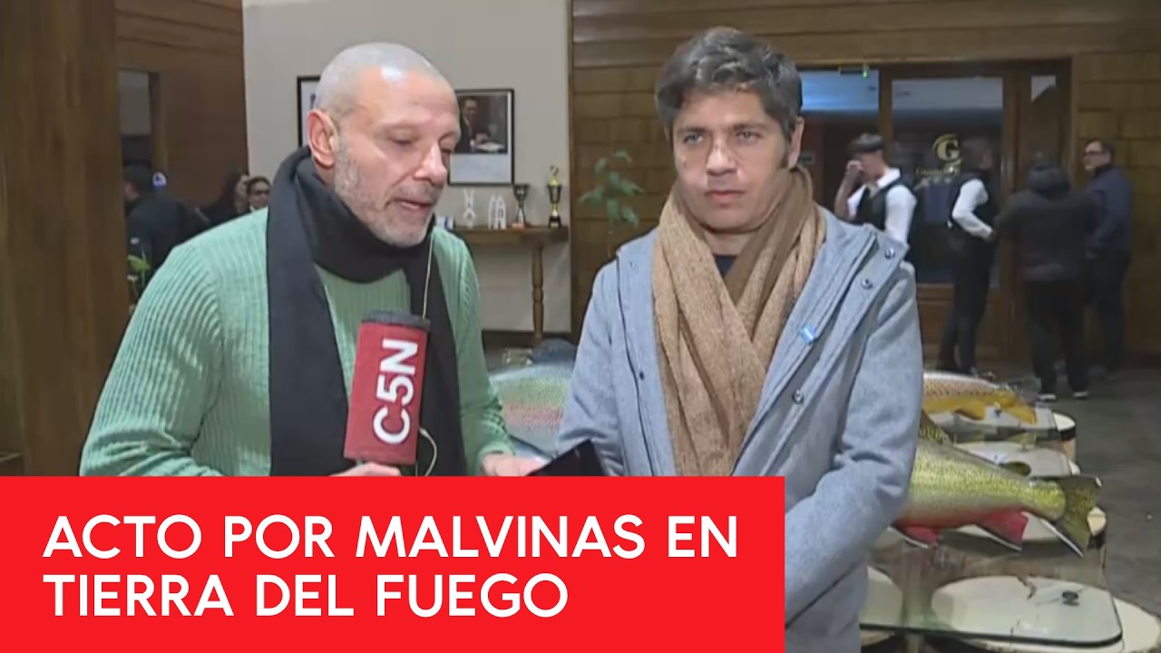 AXEL KICILLOF, desde TIERRA DEL FUEGO: 