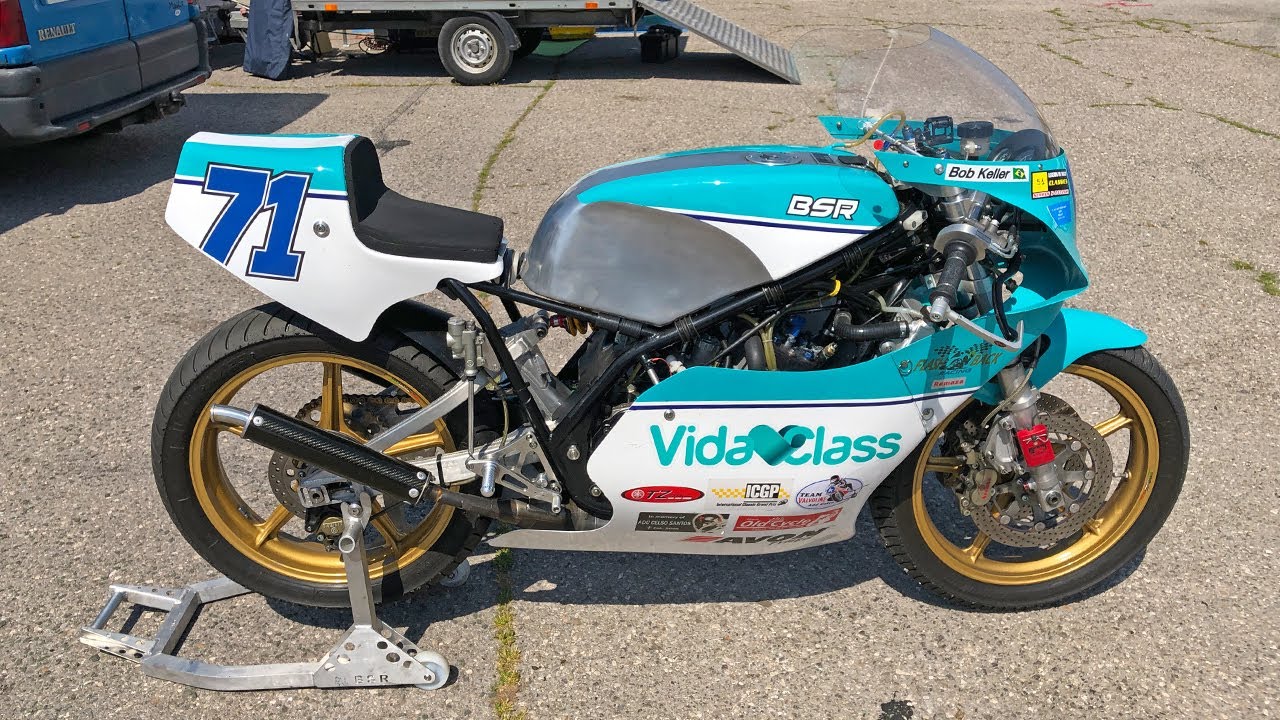 BSR Yamaha TZ 350 - classic motorcycle racing icon (Bob Keller, Grobnik, May 2022.)