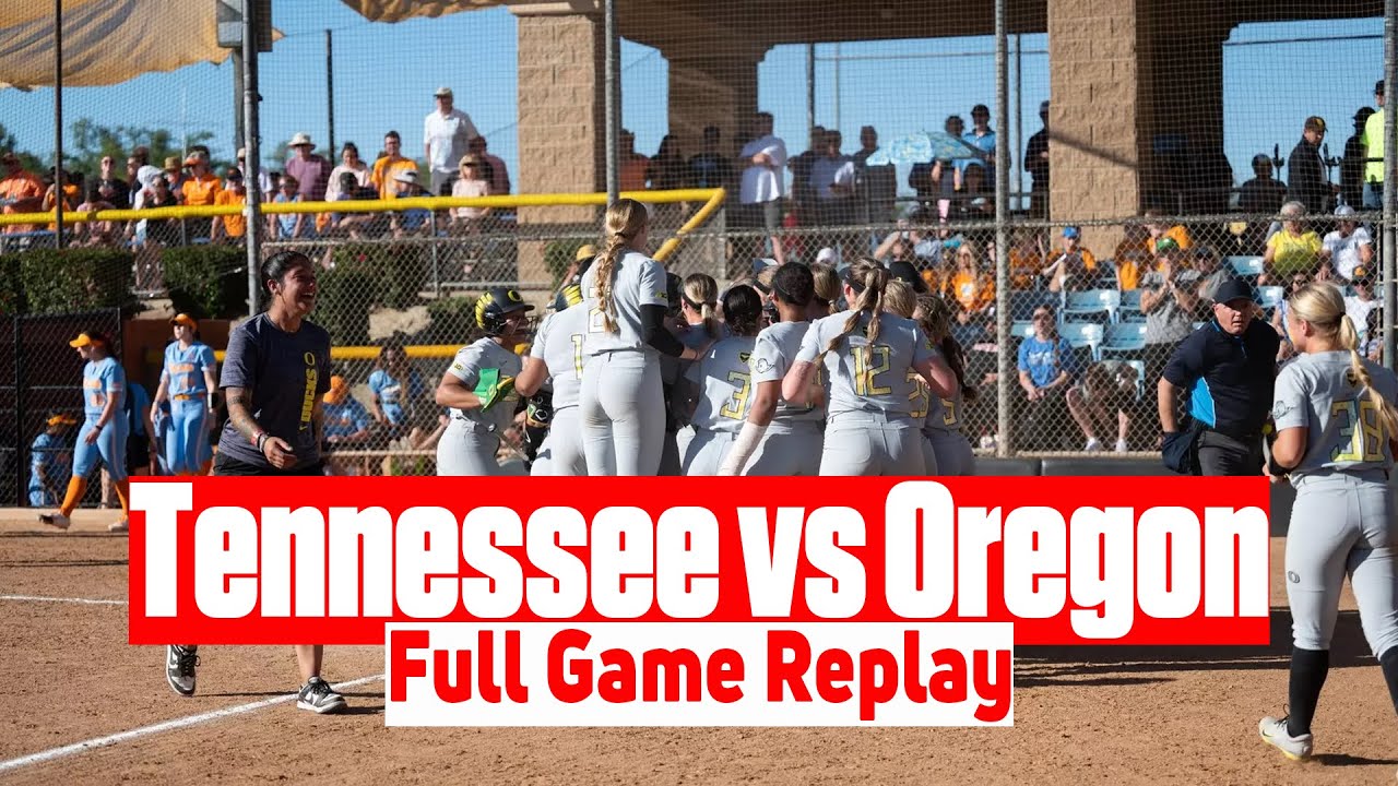 Tennessee vs Oregon Softball Full Game Replay | 2025 SEC Softball