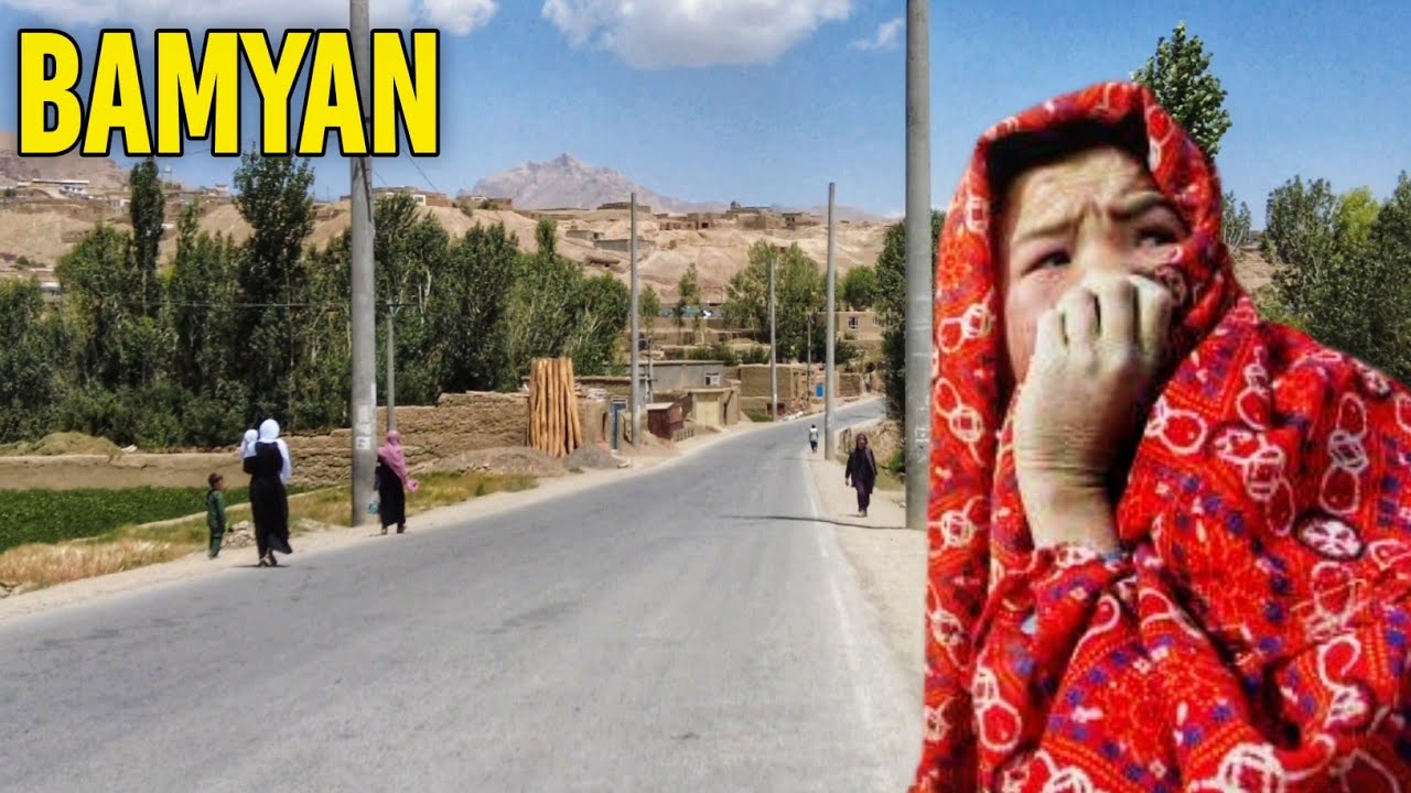 Afghanistan 4k, BAMYAN city walk - 2024
