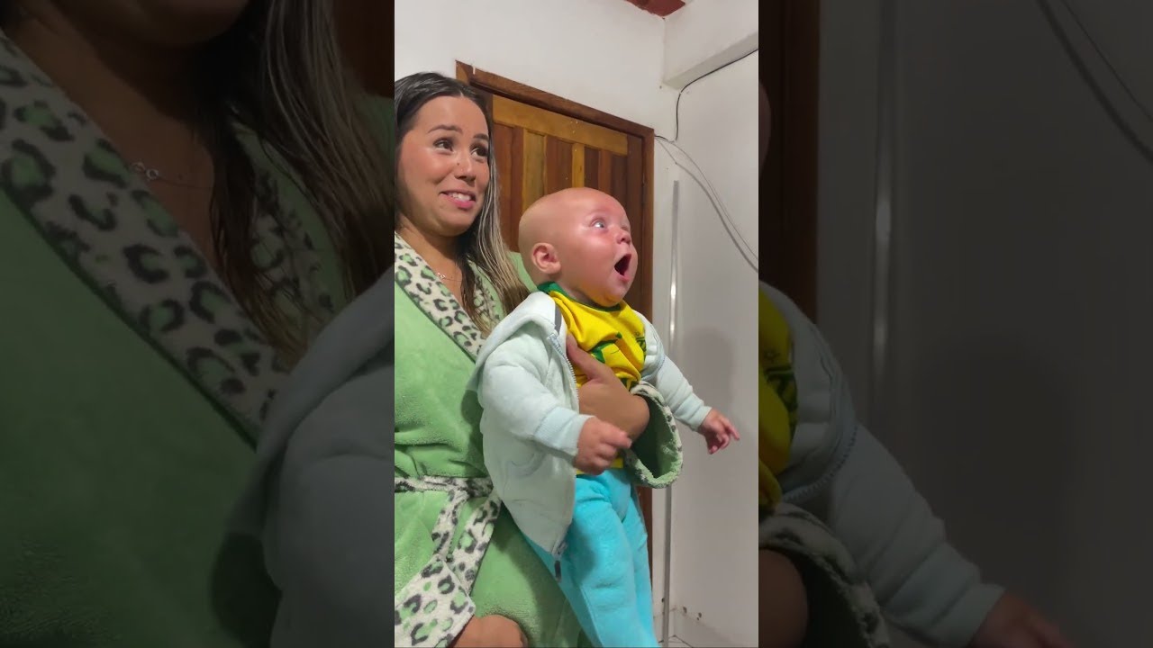 5-Month-Old Son Imitates His Father's Show of Strength || ViralHog
