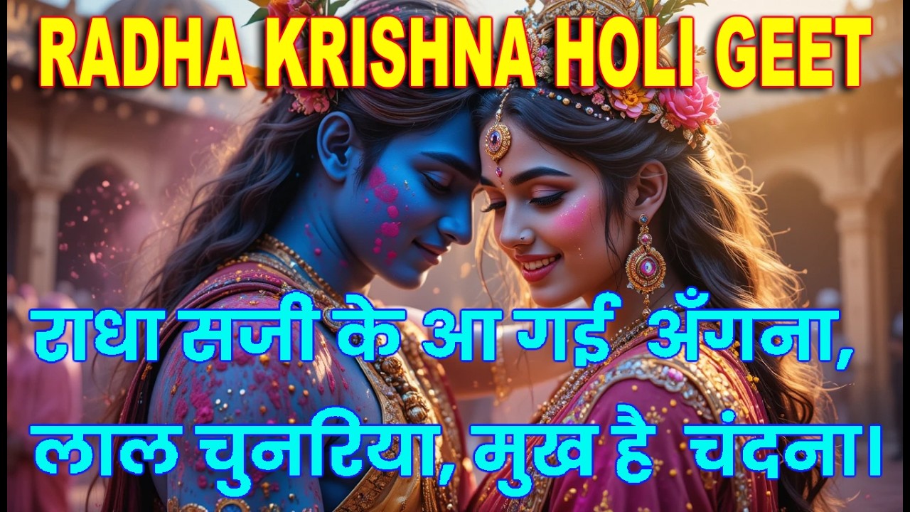 HOLI AAI RE KANHAI RANG BARSE | HOLI GEET | Radha Krishna Holi Song | Barsana Holi Special