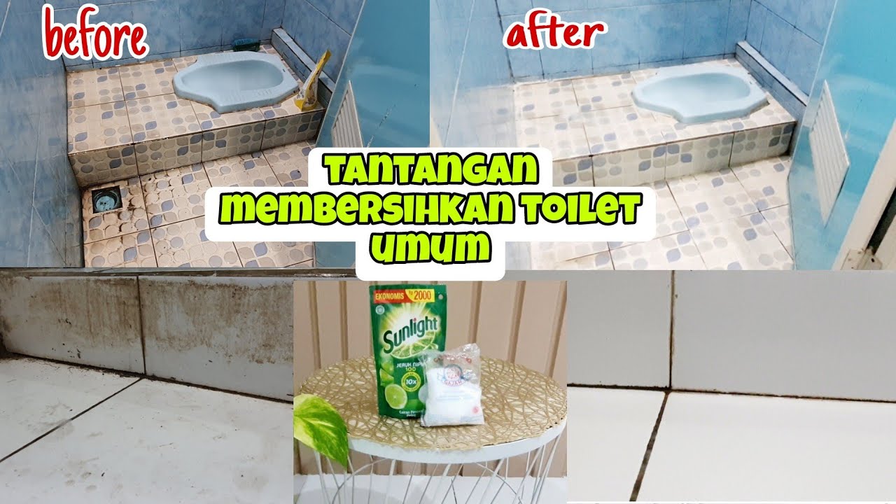 TANTANGAN MEMBERSIHKAN TOILET UMUM⁉️TIPS AGAR KAMAR MANDI WANGI DAN BERSIH@Zulaikhapratiwy