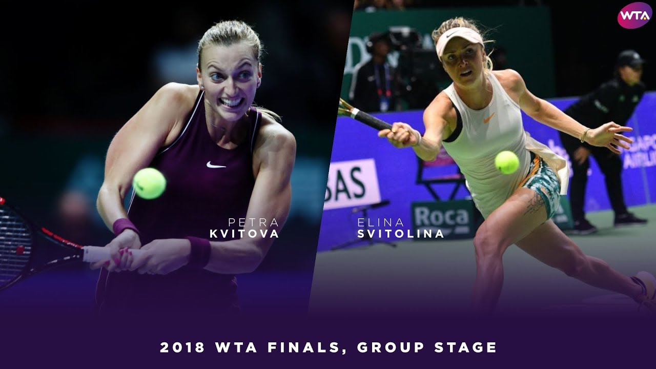 Petra Kvitova vs. Elina Svitolina | 2018 WTA Finals Singapore | WTA Highlights