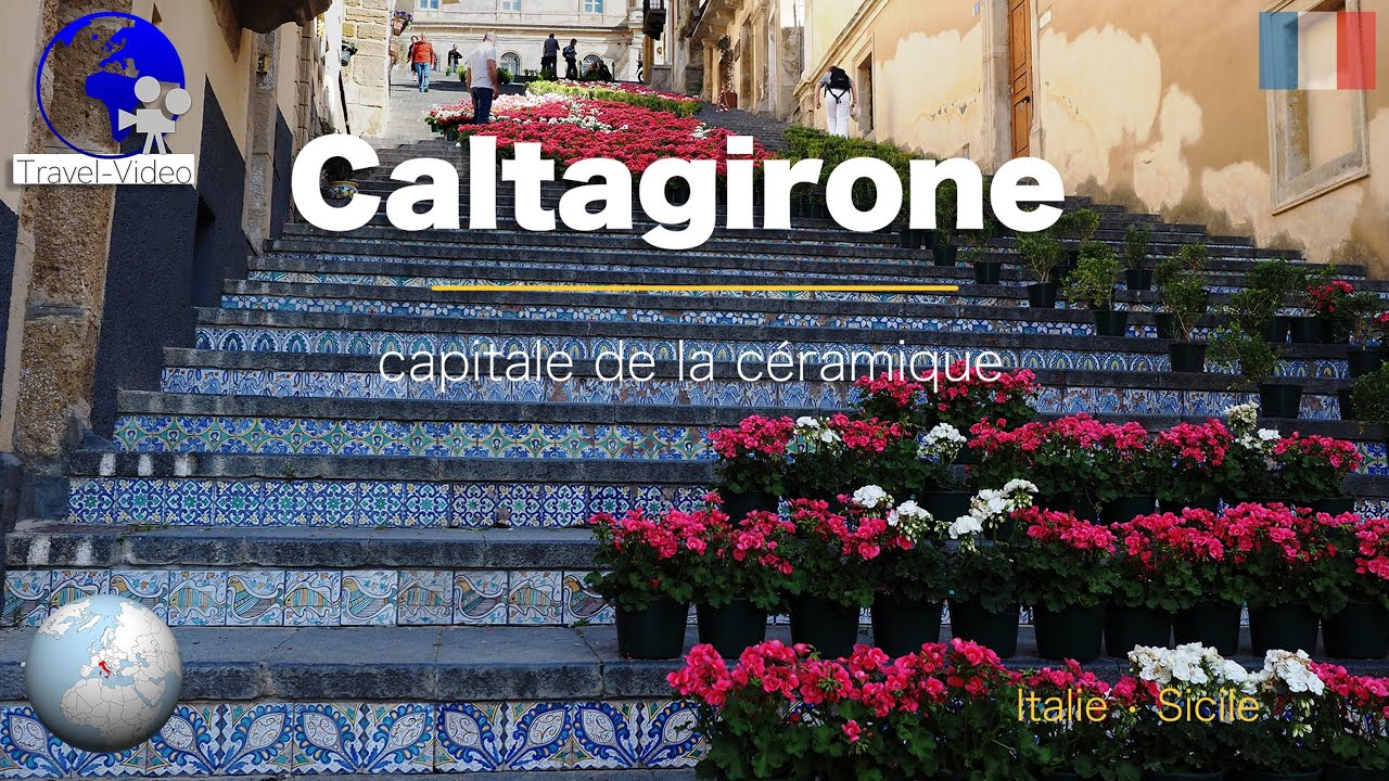 Caltagirone, capitale de la c&eacute;ramique, Italie &bull; Sicile.mp4