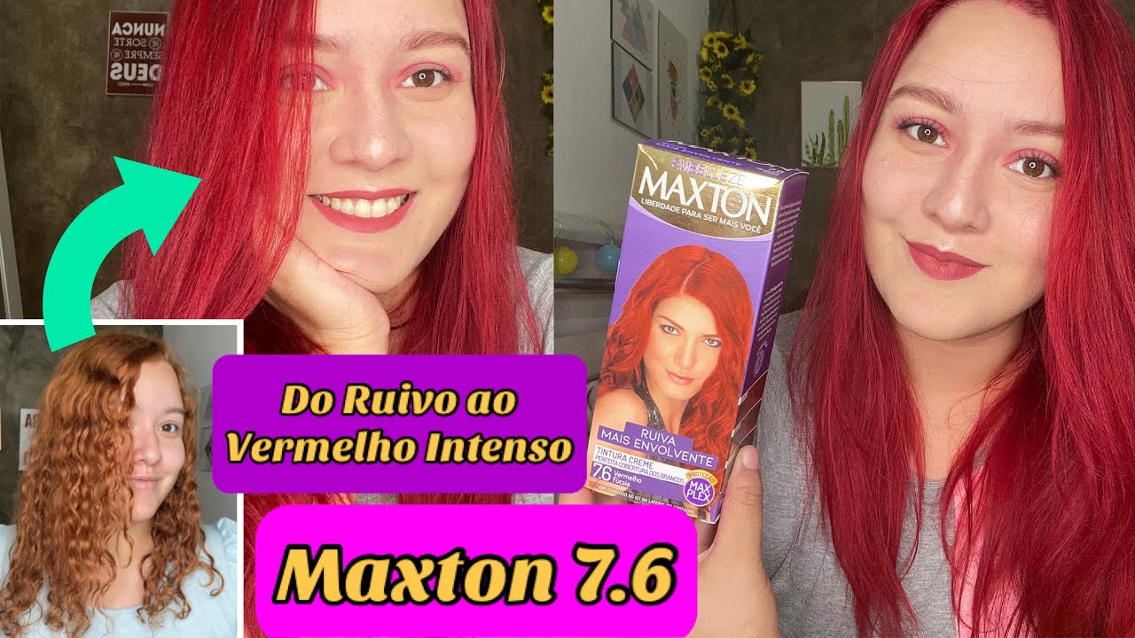 Resenha - Maxton 7.6 Vermelho Fúcsia | Do Ruivo ao Vermelho Intenso