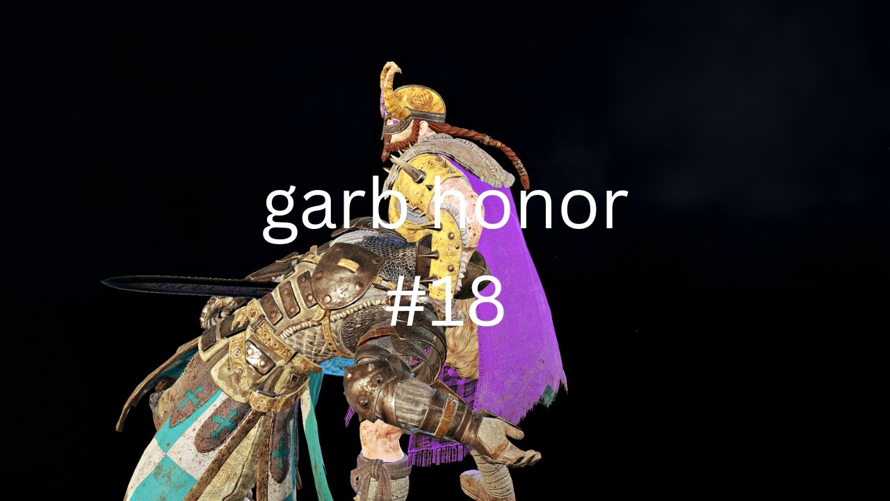 garb honor 18 - customs warrior