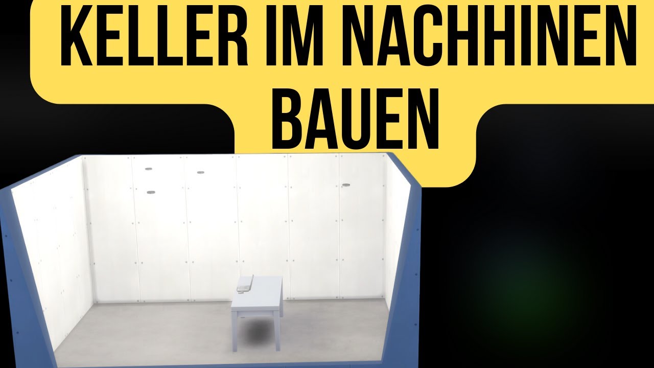 Sims 4 - Keller im nachhinein bauen