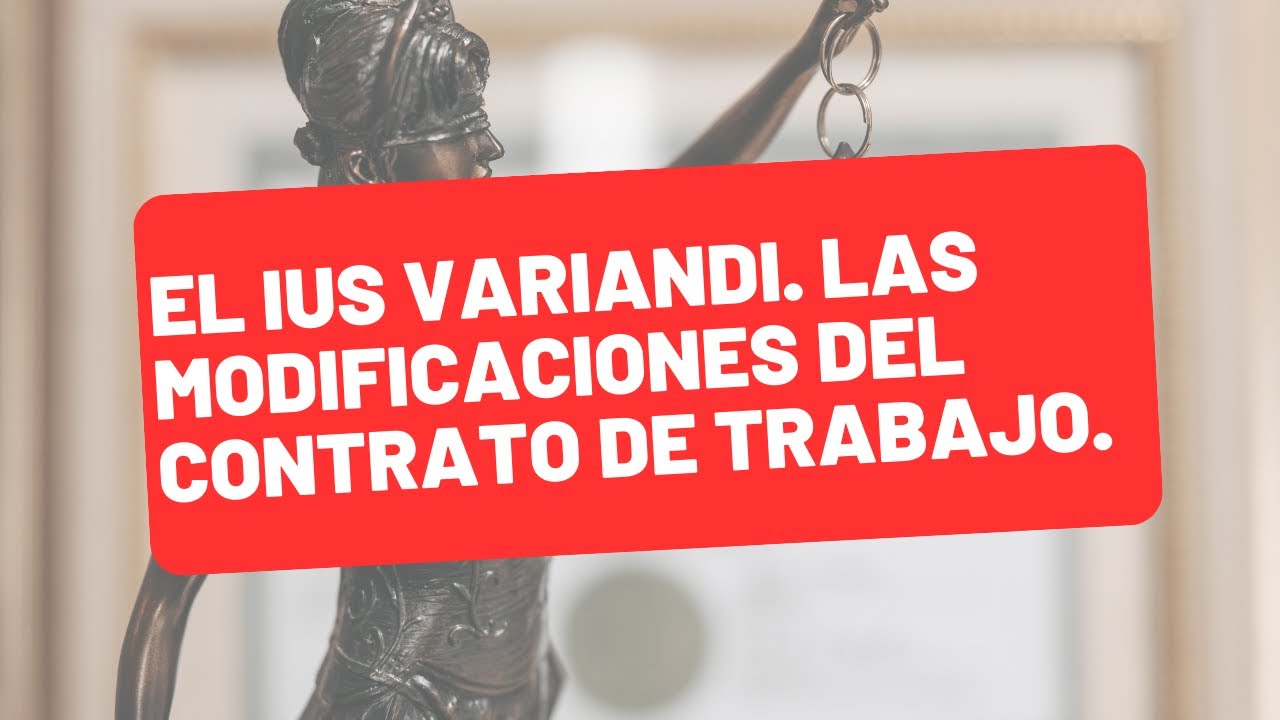 EL IUS VARIANDI