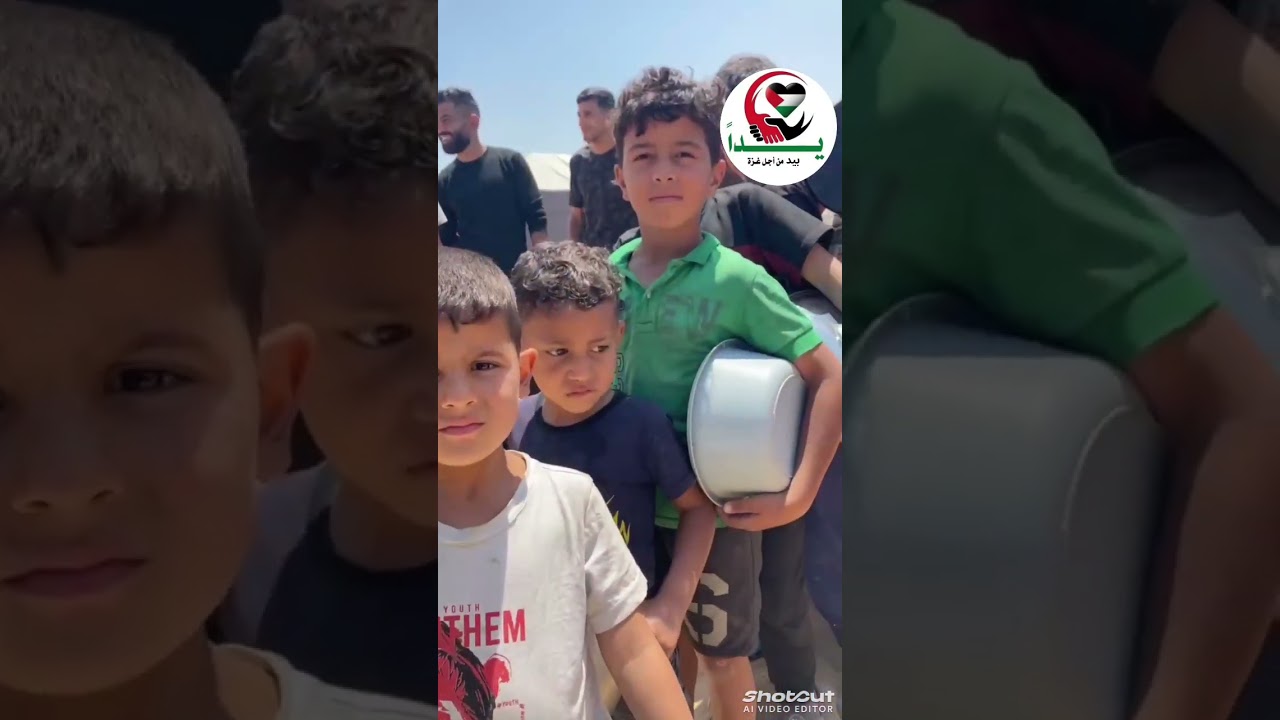 نواجه الحصا ر  و المجا عة  بمبادرة إطعام للنازحين في شمال غزة