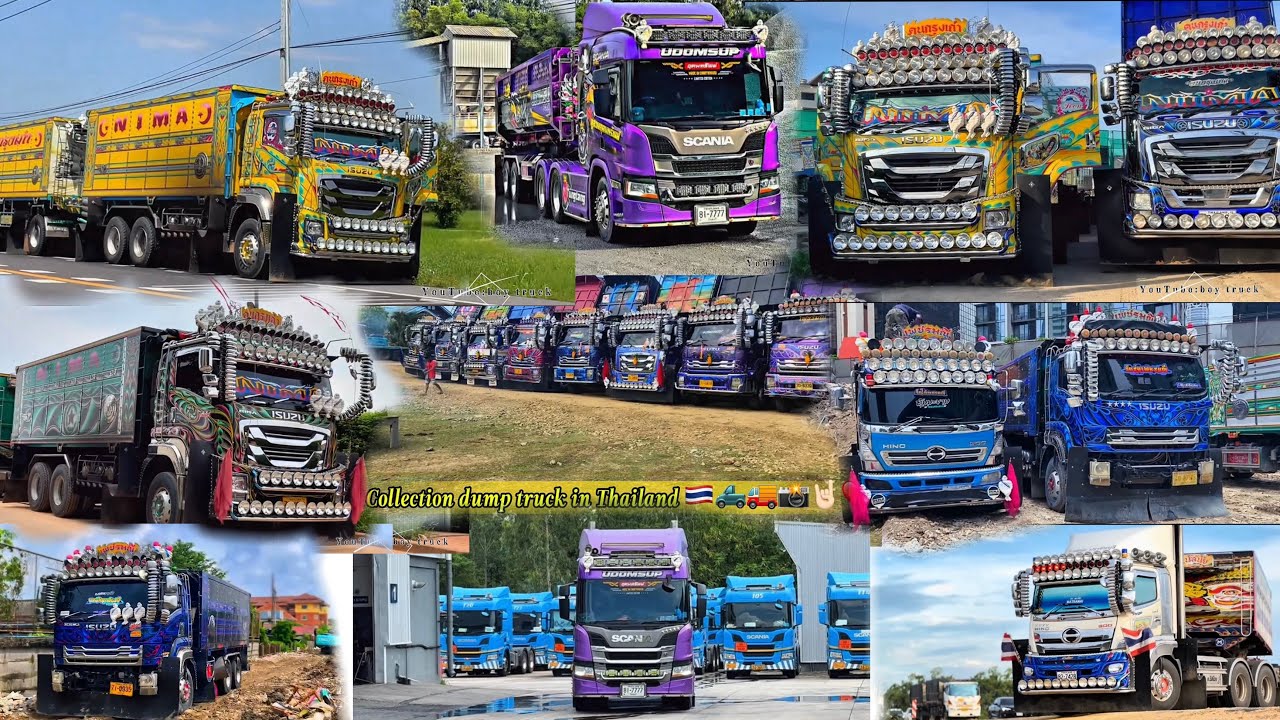 #Ep13#collection #dump truck in #thailand 🇹🇭📸🤘🏻🚚🤯#automobile #truck #HINO#ISUZU#fyp #now#vairalvideo