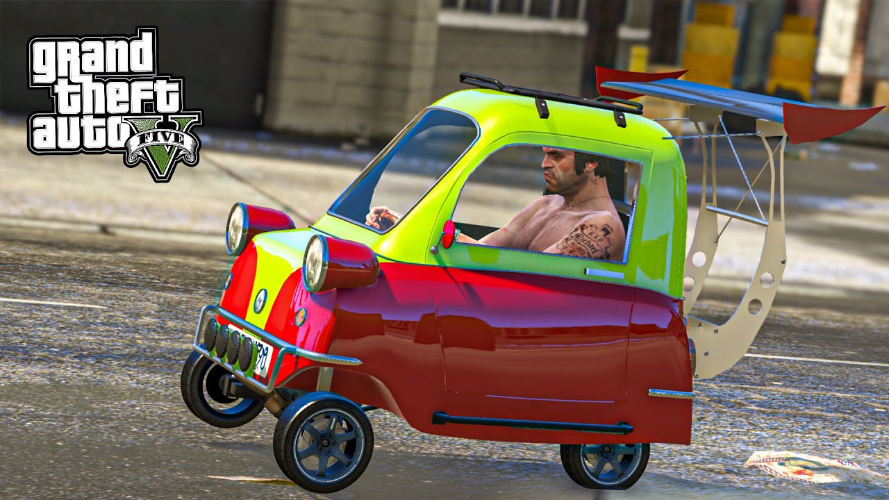 รถจิ๋วซิ่ง วิ่งทะลุนรก ช่างอั๋นโมดิฟาย - GTA V Mod