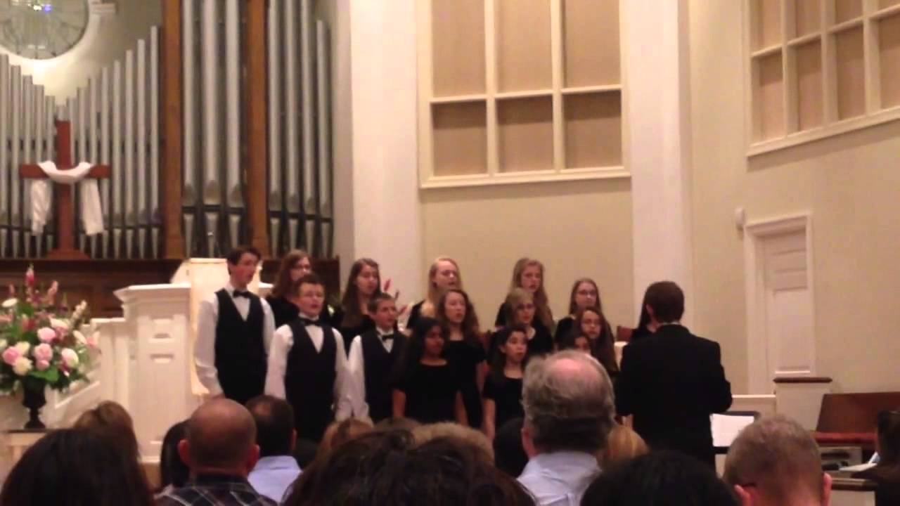 Houston Middle School Honor Choir singing 'A Mozart Canon'