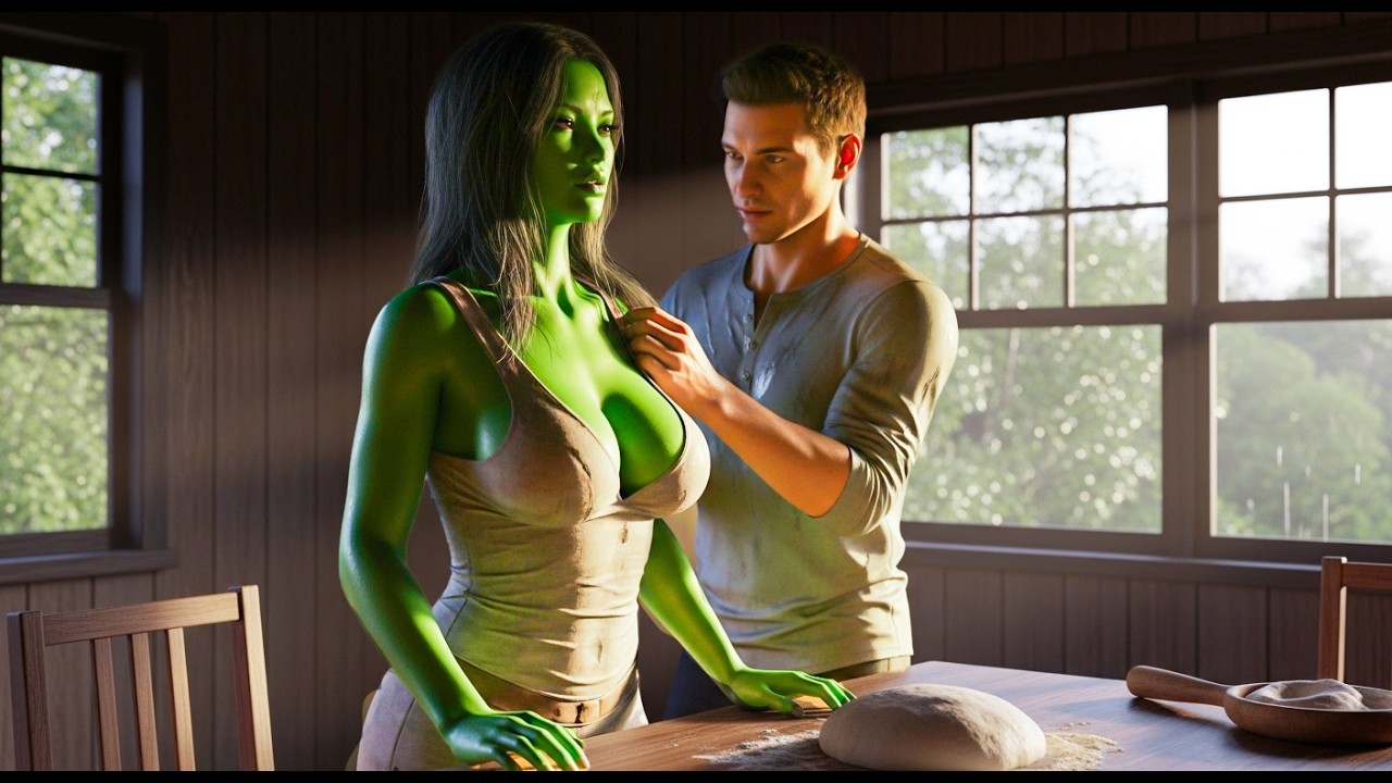 Alien Woman Came to the Border District Seeking a Cooking Job — But Met the Stern Man Next Door! HFY