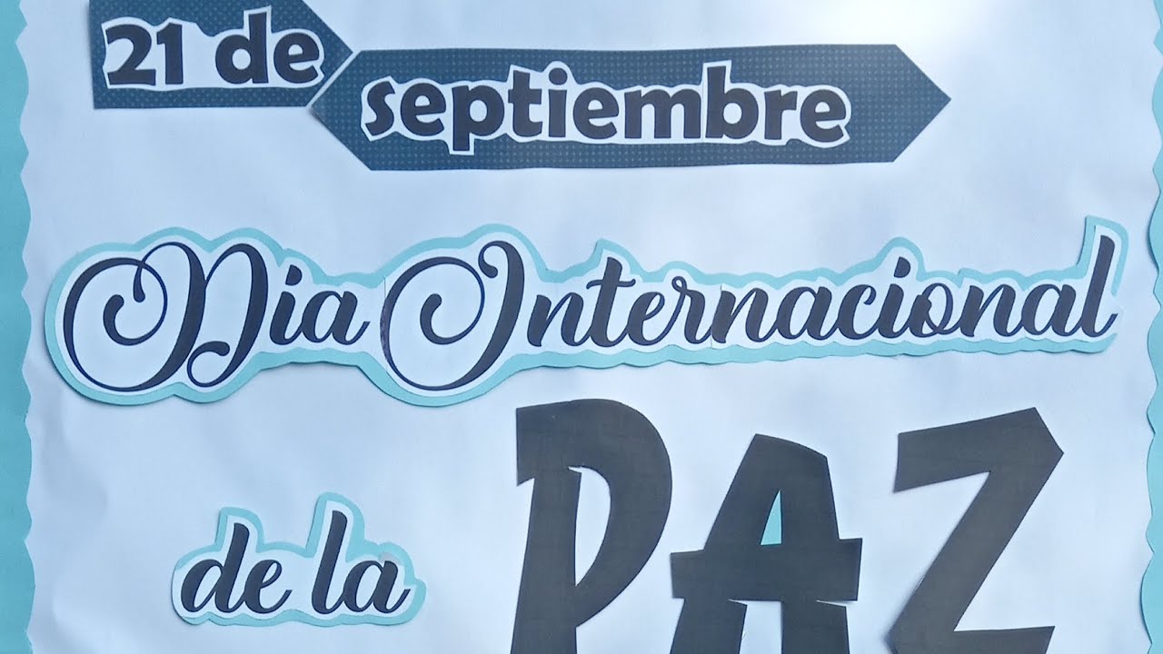 Celebración de el día de la PAZ 2025