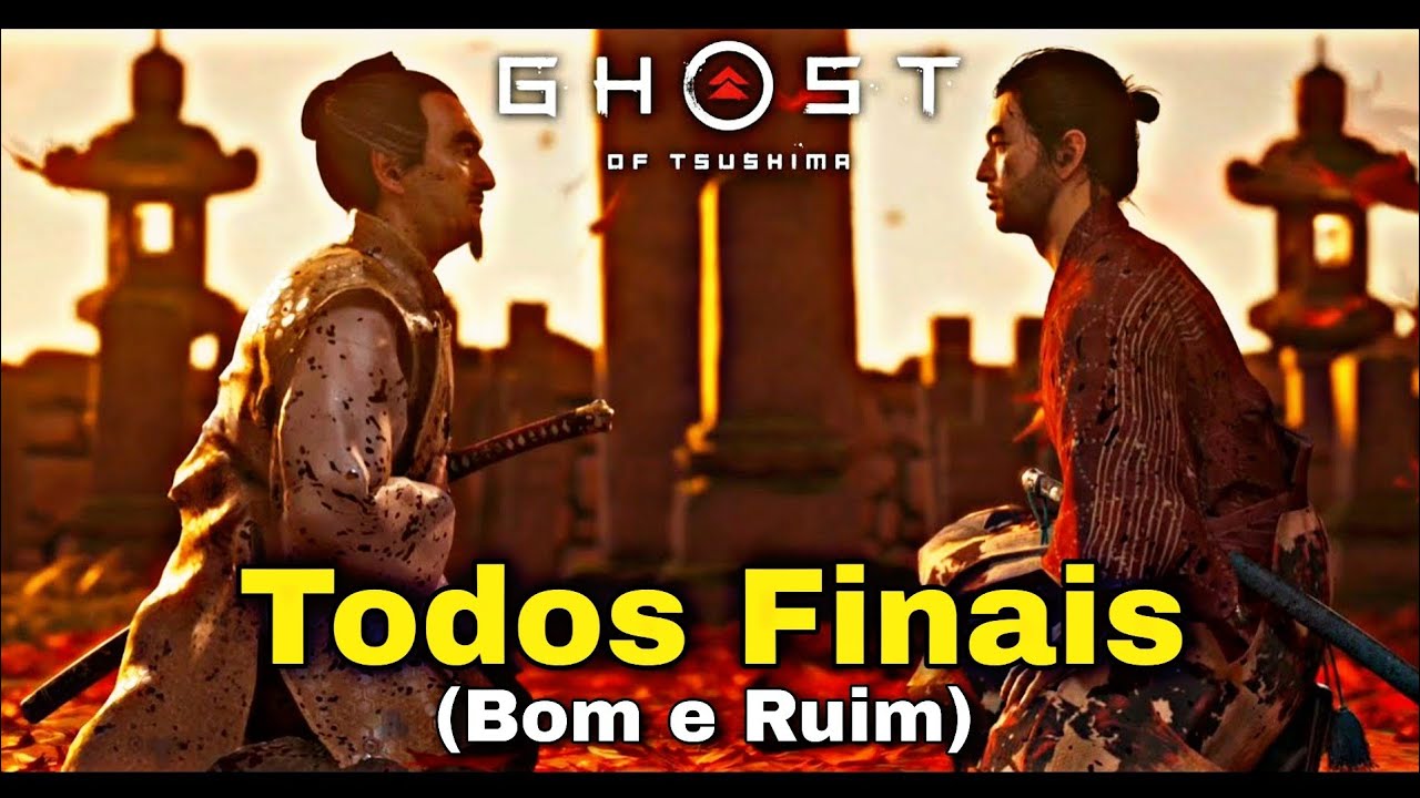 Ghost of Tsushima Todos os Finais (Bom e Ruim)
