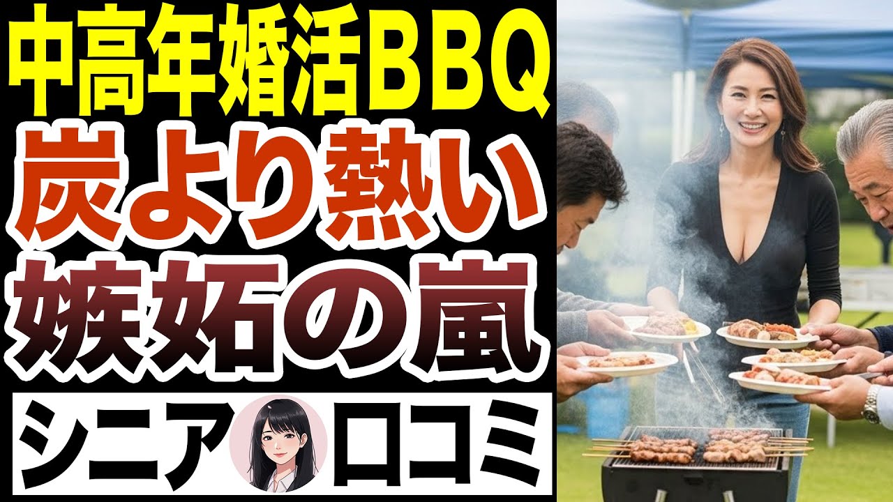 【中高年婚活】婚活バーベキューパーティーが地獄！嫉妬バトルが炭より熱い　口コミ30選をお送りします【シニア恋愛】#中高年婚活 #40代婚活  #婚活パーティー