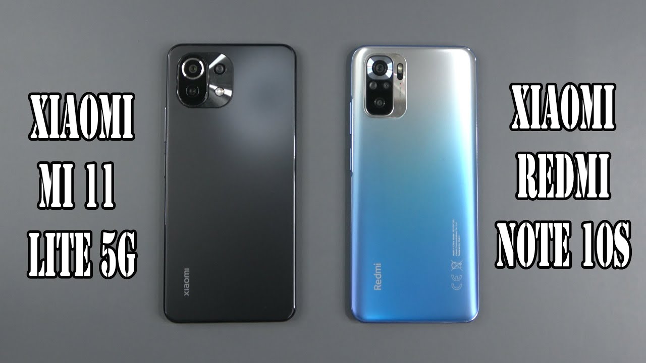 Xiaomi Mi 11 Lite 5G vs Redmi Note 10S | SpeedTest and Camera comparison