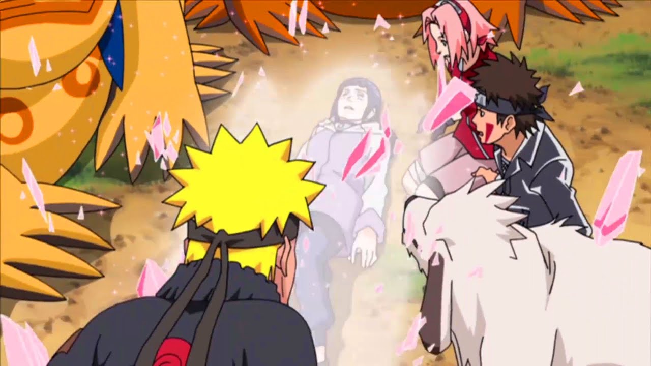 Hinata defeated a clone but was locked in a Crystal Prison by another clone !