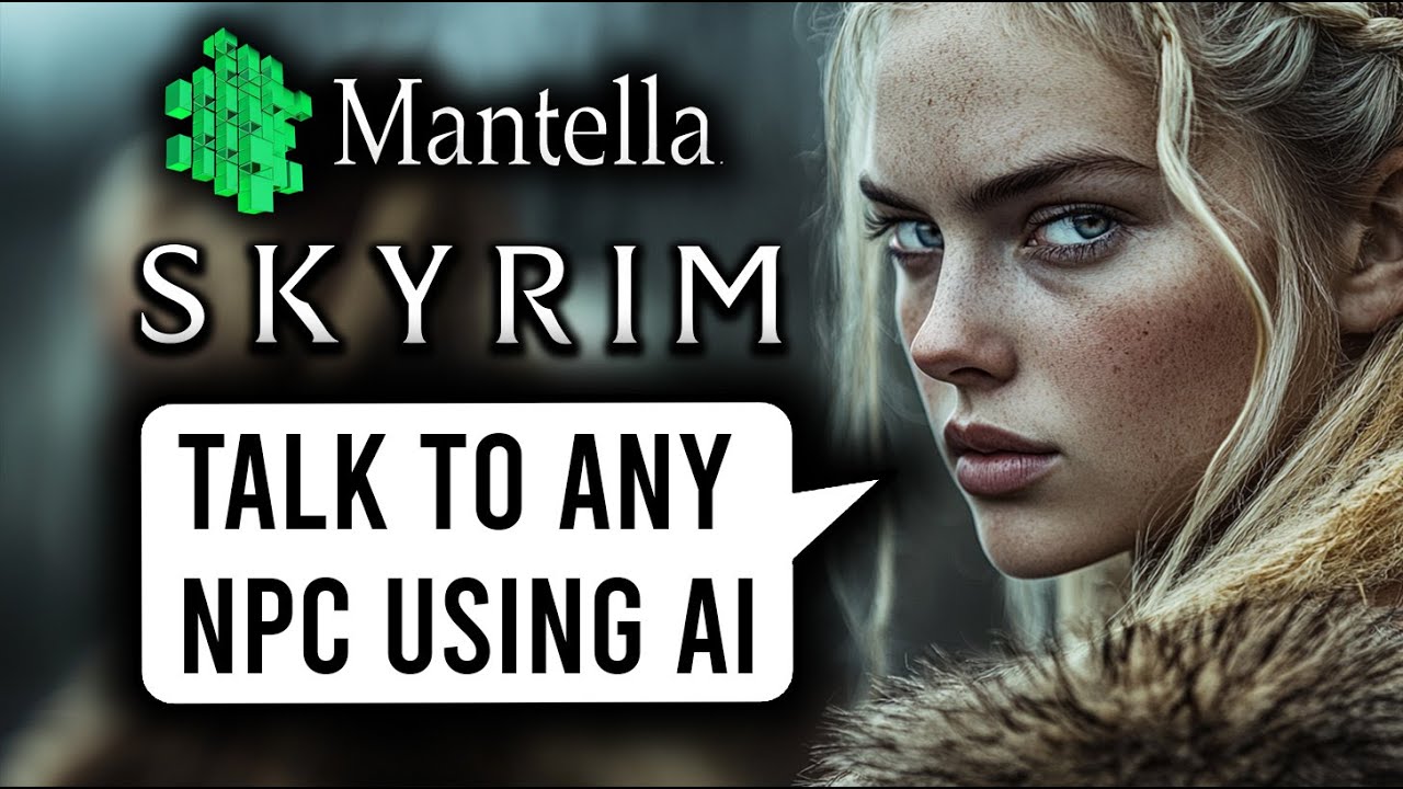 How To Talk To Any NPC In Skyrim And Skyrim VR Using Mantella And AI For Free! #skyrim #skyrimvr