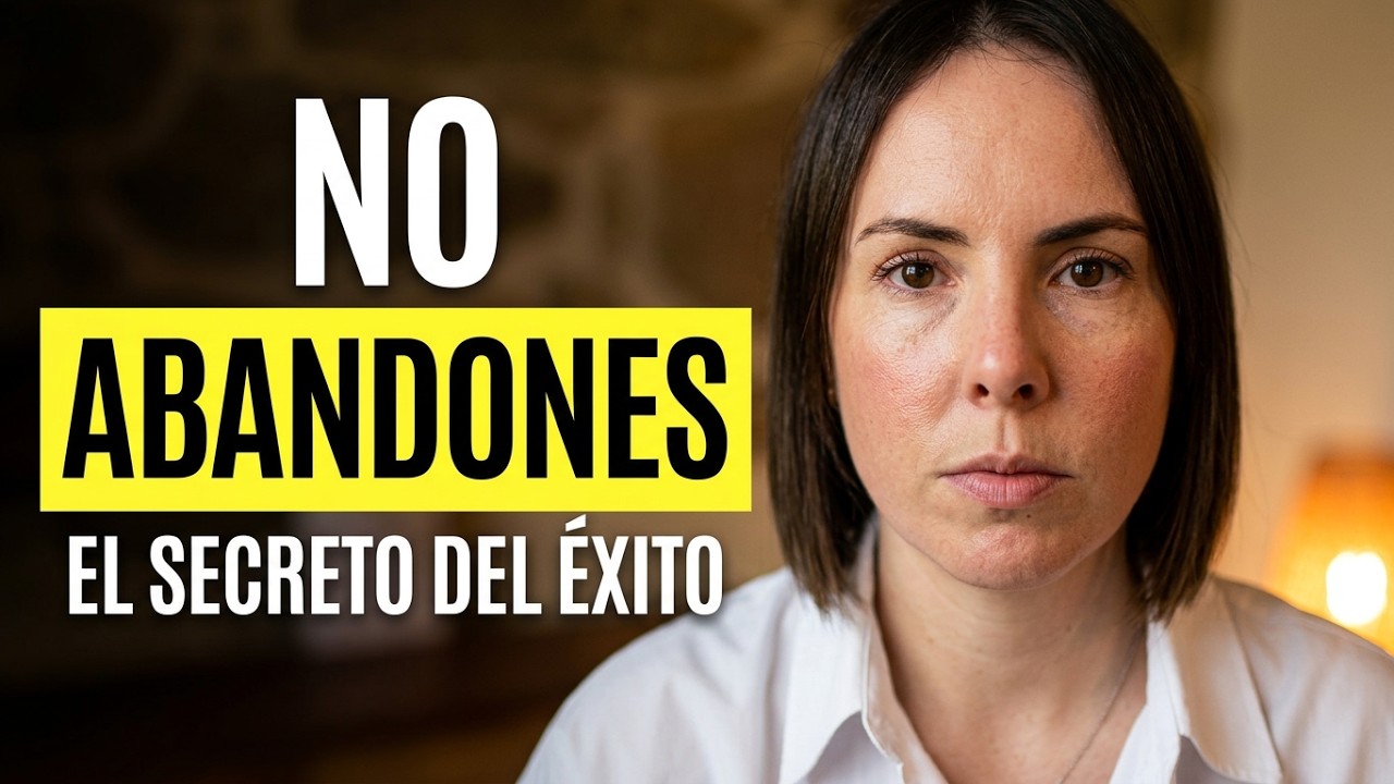 No ABANDONES, pase lo que pase 