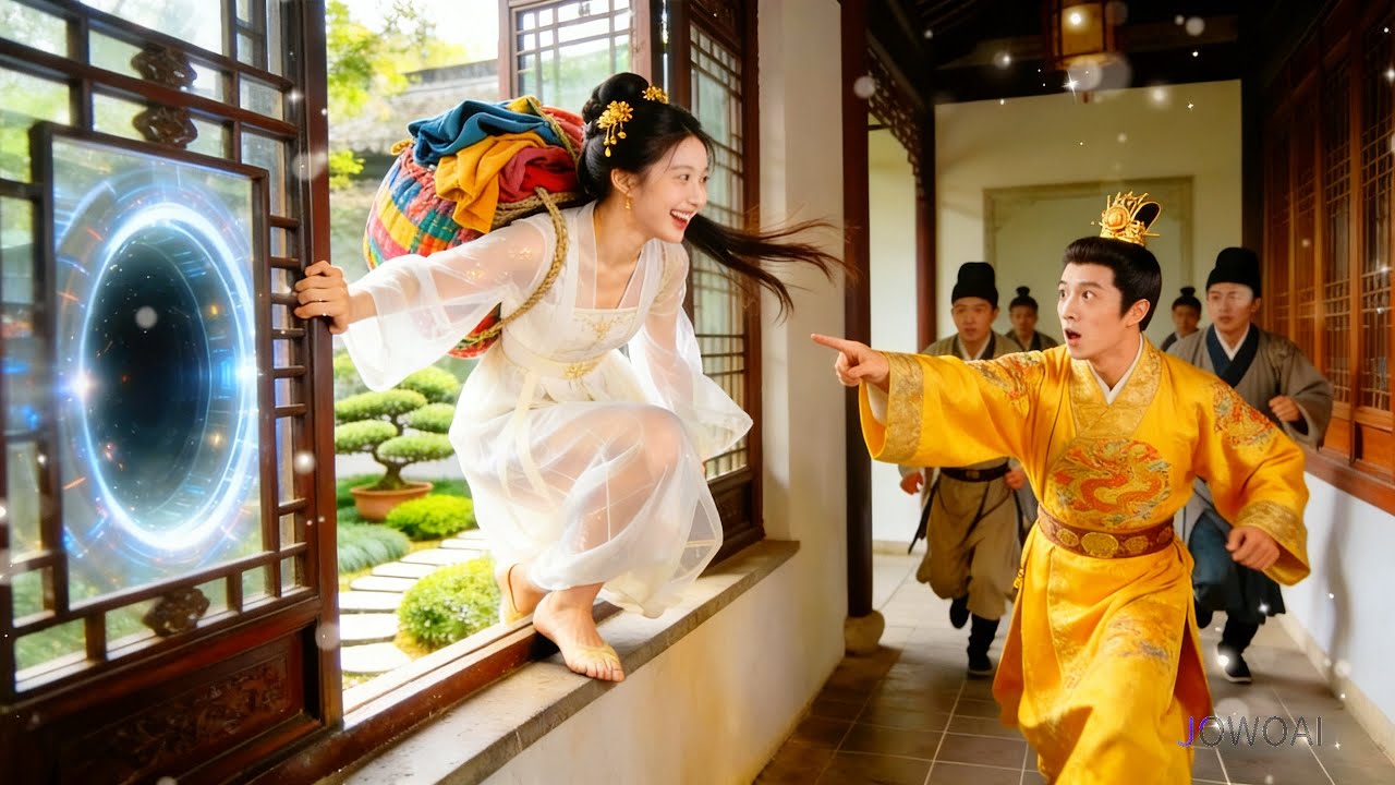 Kabur ke Dunia Modern, Permaisuri kaget: Kaisar Posesif ikut! Romansa time-travel tersweet!