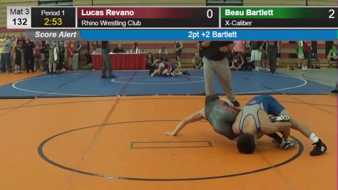 559 Cadet 132 Lucas Revano Rhino Wrestling Club vs Beau Bartlett X Caliber 4137864104