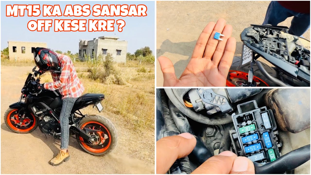 Yamaha MT-15 ABS Sensor Off Kaise Kare? 🚫 Step-by-Step Full Guide!