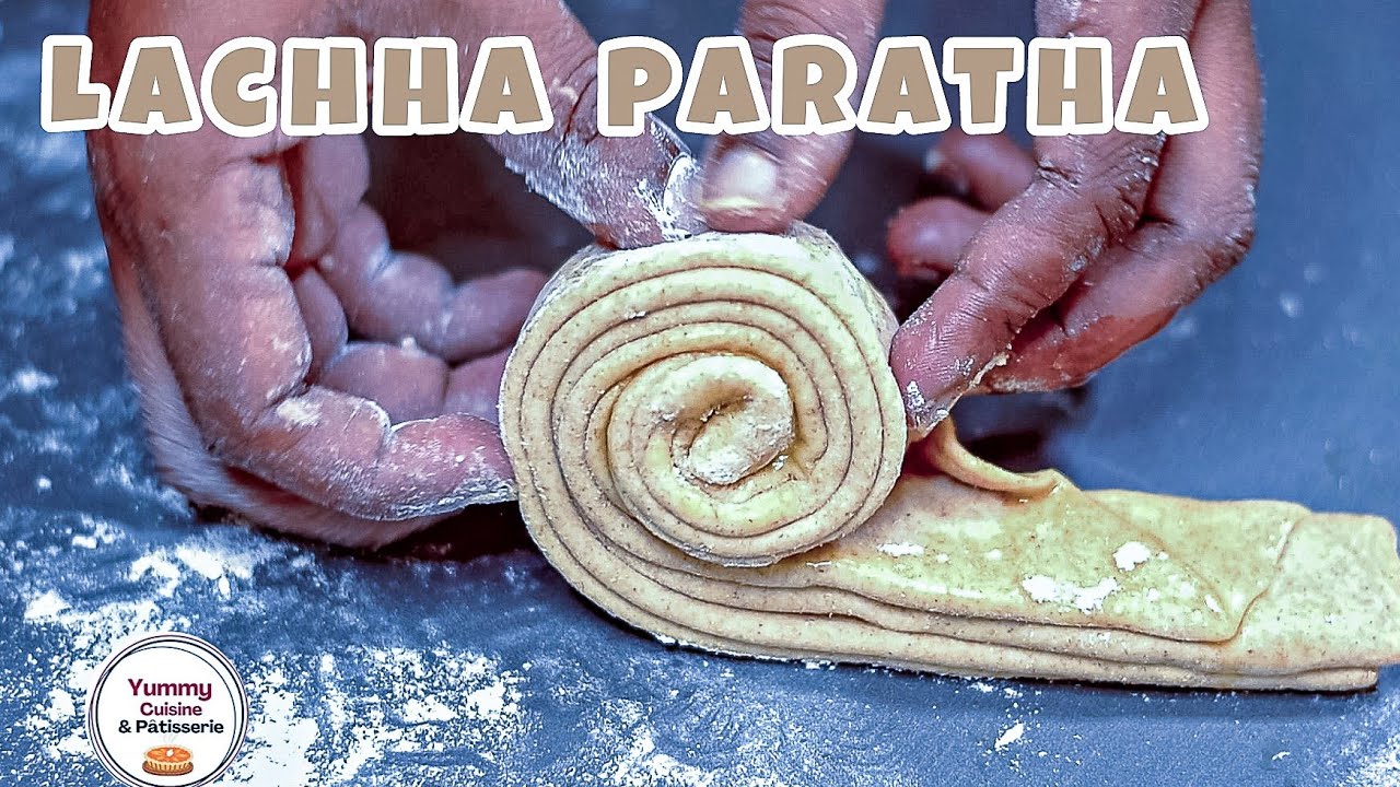 Lachha paratha / paratha indien très feuilleté