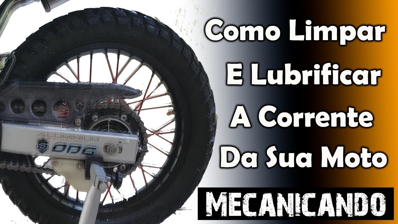 Como Limpar e Lubrificar a Corrente da sua Moto